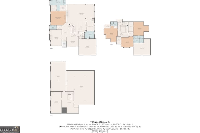 5455 Malone Ct, Powder Springs, GA 30127 - view of property floor plan