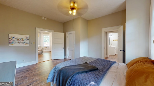 1437 18th St, Columbus, GA 31901 - bedroom with wood finished floors and baseboards