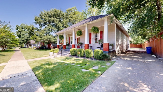 1437 18th St, Columbus, GA 31901 - view of front of house featuring covered porch