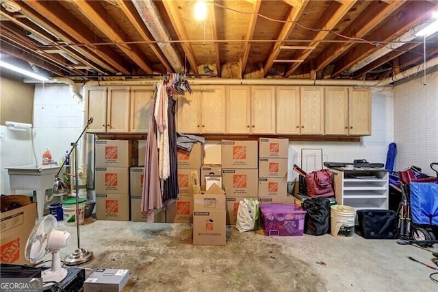 1361 Chatley Way, Woodstock, GA 30188 - view of unfinished below grade area