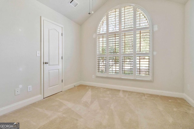 154 Ashebrooke Way, Jefferson, GA 30549 - spare room with carpet and lofted ceiling