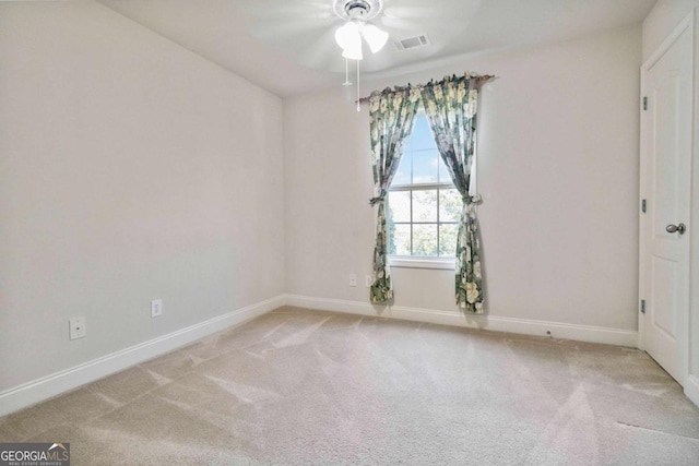 154 Ashebrooke Way, Jefferson, GA 30549 - empty room with ceiling fan and carpet floors
