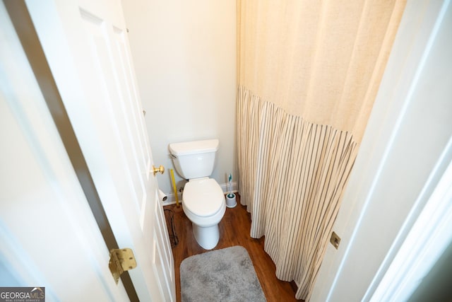 97 Windermere Cir, Newnan, GA 30265 - full bathroom with wood finished floors and toilet
