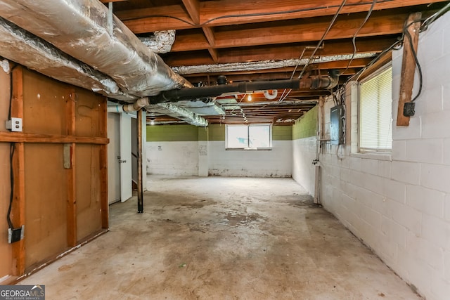 4133 Conley Cir, Conley, GA 30288 - basement featuring electric panel