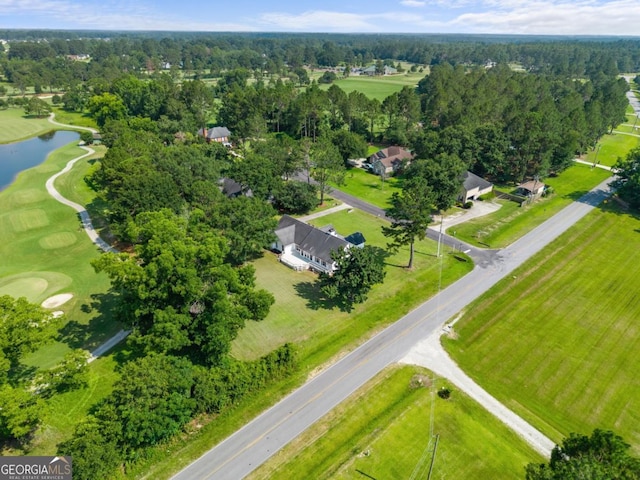1501 Cayla Way, Statesboro, GA 30458 - aerial view of property's location featuring a nearby body of water and a local golf course