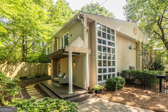 1192 Cleburne Ave NE, Atlanta, GA 30307 - view of side of property featuring stucco siding