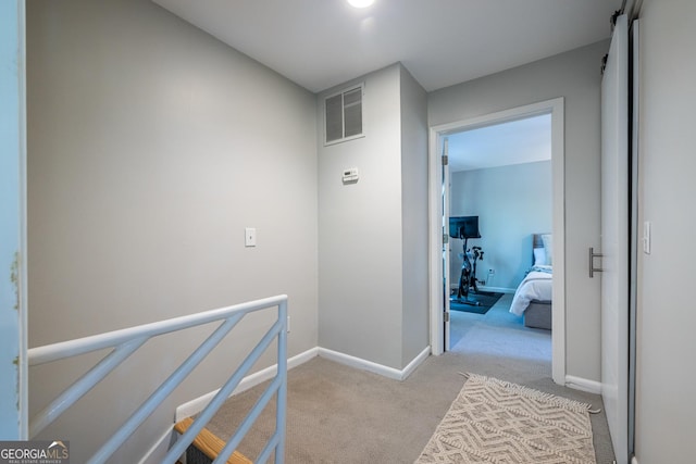 1192 Cleburne Ave NE, Atlanta, GA 30307 - hall with carpet flooring and baseboards