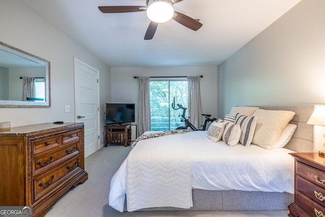 1192 Cleburne Ave NE, Atlanta, GA 30307 - bedroom with carpet floors and a ceiling fan