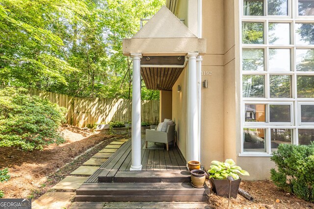 1192 Cleburne Ave NE, Atlanta, GA 30307 - view of deck