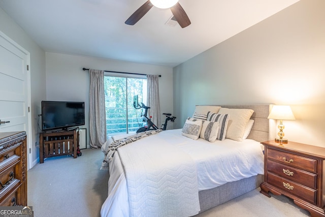 1192 Cleburne Ave NE, Atlanta, GA 30307 - carpeted bedroom with ceiling fan