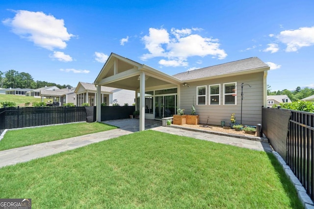 1290 Starboard Way, Greensboro, GA 30642 - back of house with a fenced backyard