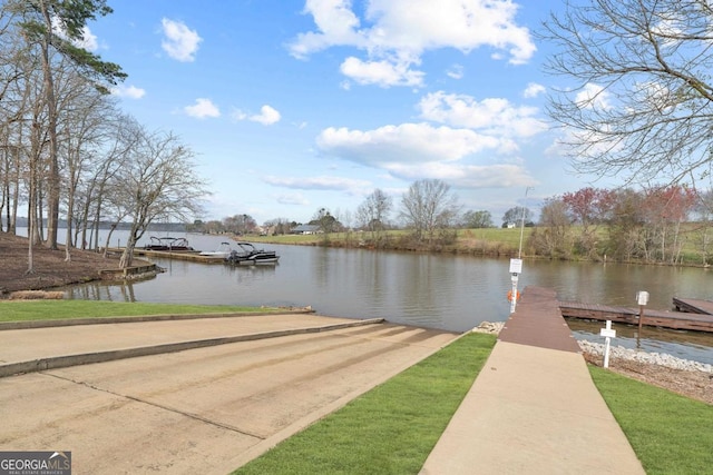 1290 Starboard Way, Greensboro, GA 30642 - dock with a water view