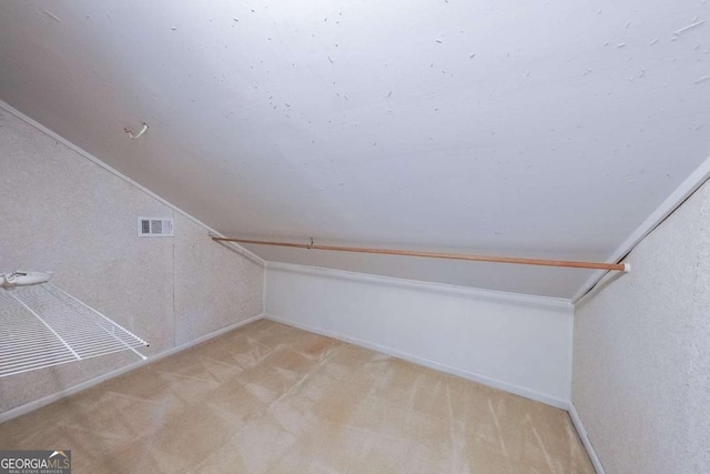 9805 Buice Rd, Alpharetta, GA 30022 - bonus room featuring lofted ceiling and light colored carpet