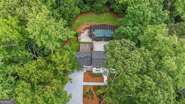 9805 Buice Rd, Alpharetta, GA 30022 - aerial view of property and surrounding area