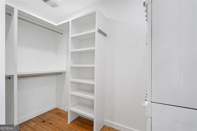 322 Peters Unit 2, Atlanta, GA 30313 - spacious closet featuring hardwood / wood-style floors