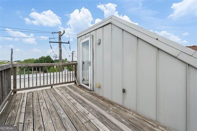 322 Peters Unit 2, Atlanta, GA 30313 - view of deck