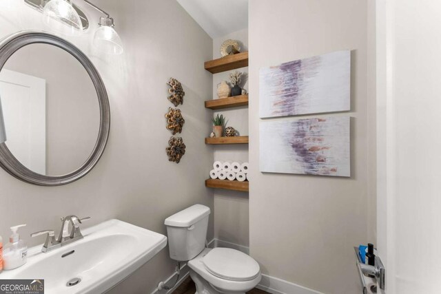 109 Bellehaven Dr, Woodstock, GA 30188 - bathroom with a sink and toilet