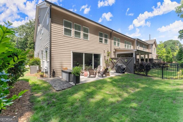 109 Bellehaven Dr, Woodstock, GA 30188 - rear view of property with a patio