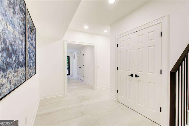 6090 River Chase Cir, Atlanta, GA 30328 - corridor with recessed lighting and baseboards