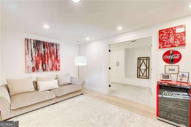 6090 River Chase Cir, Atlanta, GA 30328 - living room featuring recessed lighting and wood finished floors