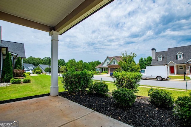 328 Brookstone Dr, Carrollton, GA 30116 - view of patio / terrace featuring a residential view