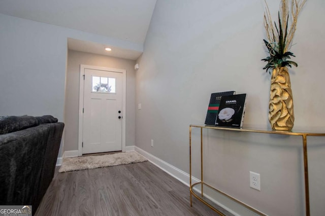 328 Brookstone Dr, Carrollton, GA 30116 - entrance foyer featuring dark wood-style floors and recessed lighting