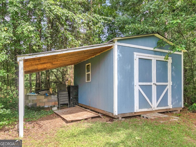 1041 Sandy Ridge Rd, Mcdonough, GA 30252 - view of shed