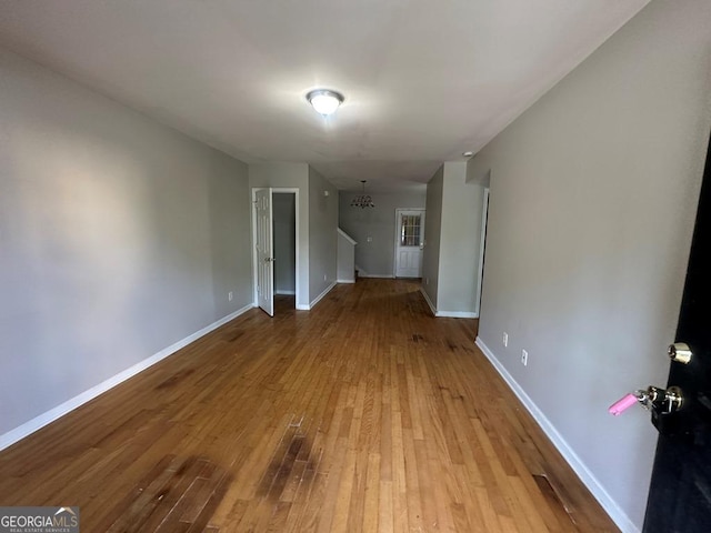 1017 Wheel House Ln Unit D, Monroe, GA 30655 - empty room with hardwood / wood-style flooring and baseboards