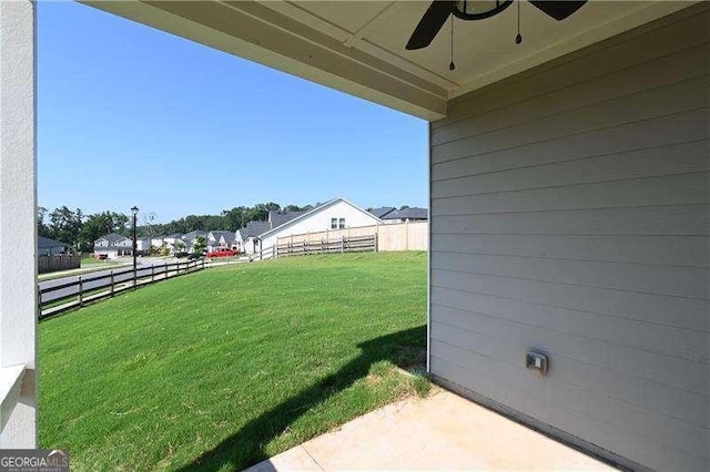 1057 Towne Mill Xing, Canton, GA 30114 - view of yard featuring ceiling fan