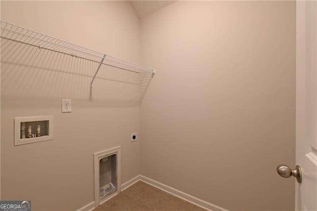 1057 Towne Mill Xing, Canton, GA 30114 - washroom featuring hookup for a washing machine and electric dryer hookup