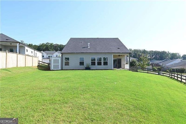1057 Towne Mill Xing, Canton, GA 30114 - back of property featuring a fenced backyard