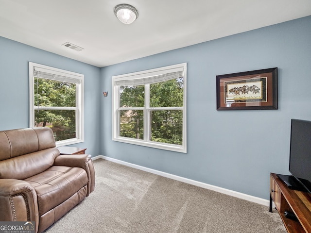 302 Thornhill Cir, Jefferson, GA 30549 - living area featuring baseboards and carpet floors