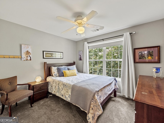 302 Thornhill Cir, Jefferson, GA 30549 - carpeted bedroom with ceiling fan