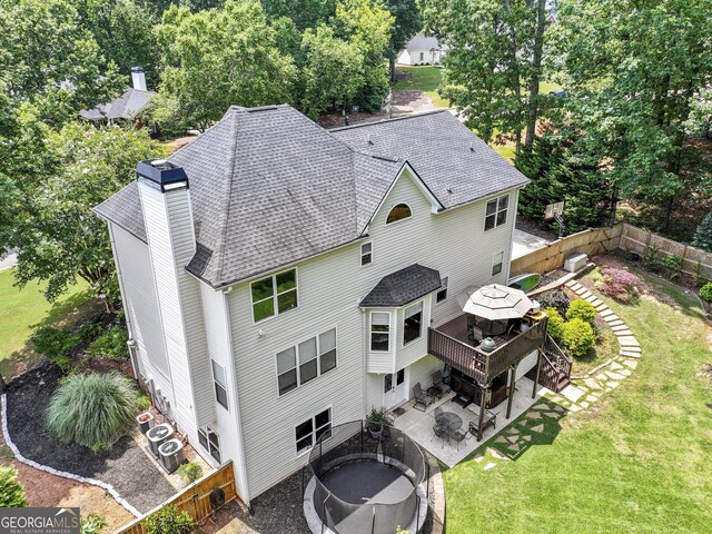 302 Thornhill Cir, Jefferson, GA 30549 - view from above of property
