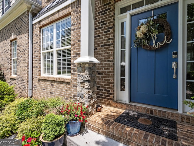302 Thornhill Cir, Jefferson, GA 30549 - entrance to property with brick siding