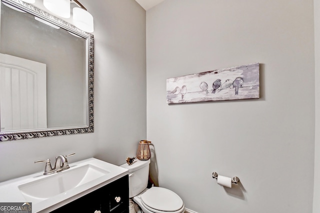 2325 Lake Cove Ct, Buford, GA 30519 - bathroom featuring toilet and vanity