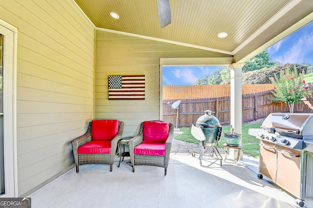 2325 Lake Cove Ct, Buford, GA 30519 - view of patio / terrace featuring grilling area