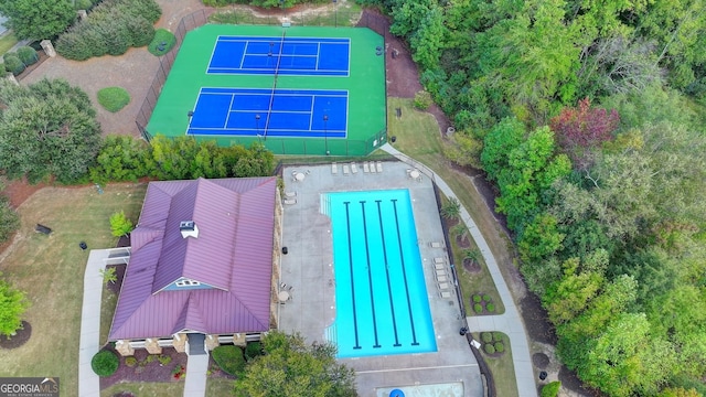 2325 Lake Cove Ct, Buford, GA 30519 - aerial view of property and surrounding area