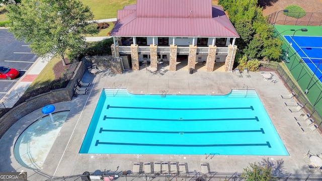 2325 Lake Cove Ct, Buford, GA 30519 - view of subject property with a pool