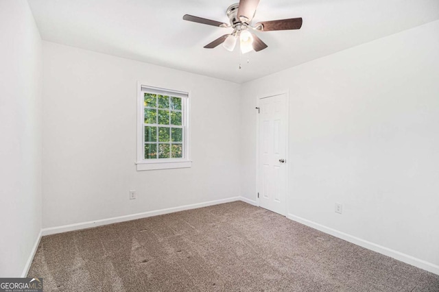 15 Cedar Ln E, Newnan, GA 30263 - spare room featuring carpet and a ceiling fan