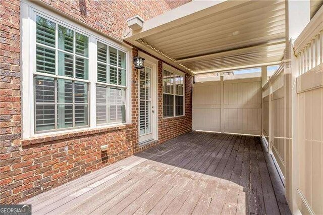 4089 Thorndale Ln Unit 13, Smyrna, GA 30080 - view of wooden terrace