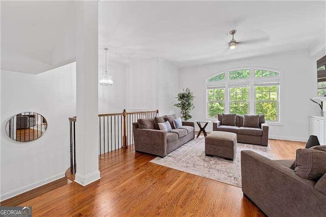 4089 Thorndale Ln Unit 13, Smyrna, GA 30080 - living area with wood finished floors