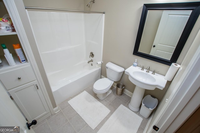 304 Wooded Glen Ln, Carrollton, GA 30117 - full bath with  shower combination and tile patterned floors