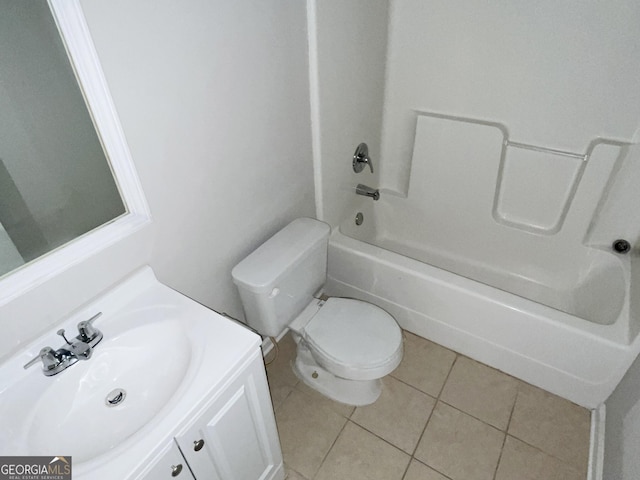 1050 Wheel House Ln Unit A, Monroe, GA 30655 - bathroom featuring vanity, tile patterned flooring, and  shower combination