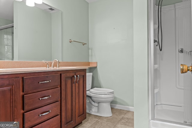 175 Cedar Creek Dr, Athens, GA 30605 - bathroom featuring a stall shower and vanity