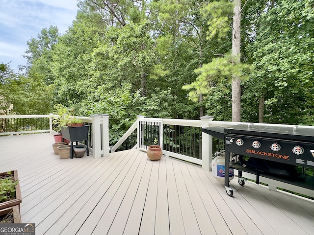 48 Red Bud Ln, Dallas, GA 30132 - view of wooden terrace