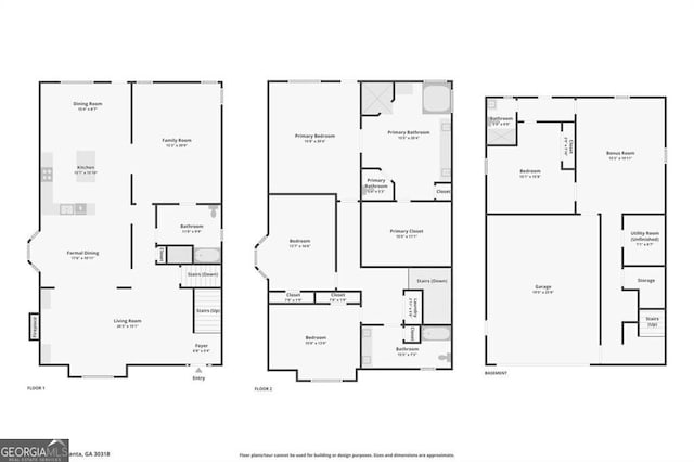 2108 Main St NW, Atlanta, GA 30318 - view of property floor plan