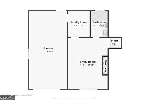 1517 Indian Forest Trl, Stone Mountain, GA 30083 - view of property floor plan