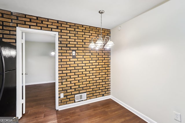 1517 Indian Forest Trl, Stone Mountain, GA 30083 - unfurnished dining area with dark wood-style floors
