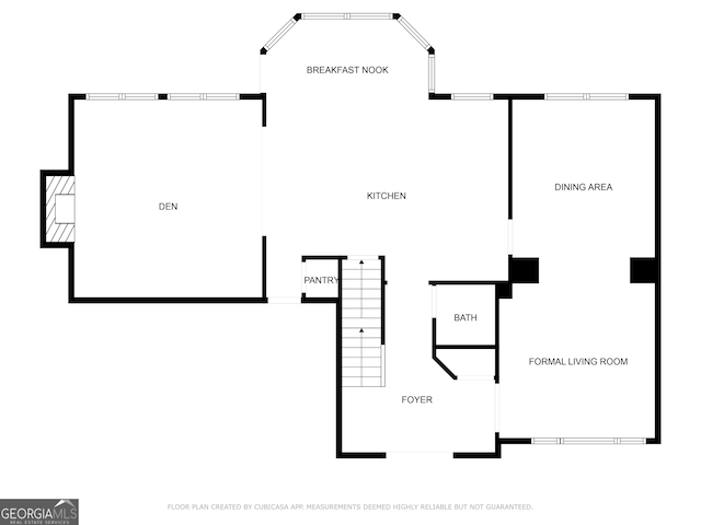 6380 Bannerhorn Run, Alpharetta, GA 30005 - view of floor plan / room layout